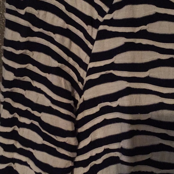 Navy and White Midi Dress - Picture 2 of 2